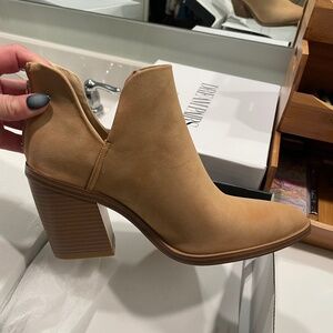 Tan ankle boots